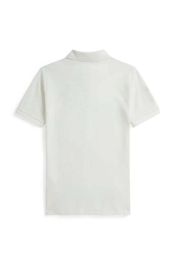 Polo Ralph Lauren polo bawełniane dziecięce 323703635506 biały SS26