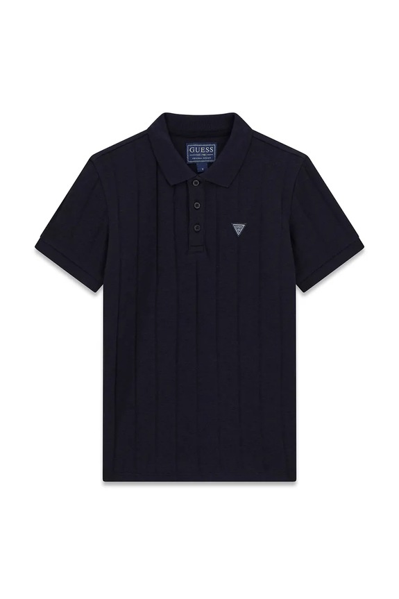 Guess polo dziecięce L6GP02.KF721.PPY2.M granatowy SS26