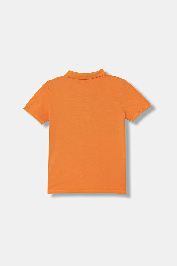 Guess polo pentru copii, din bumbac N6GP01.K9WF4.PPY2.M portocaliu SS26
