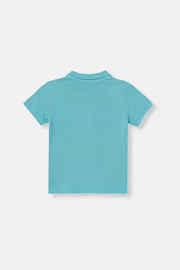 Guess polo pentru copii, din bumbac N6GP01.K9WF4.PPY2.M albastru SS26