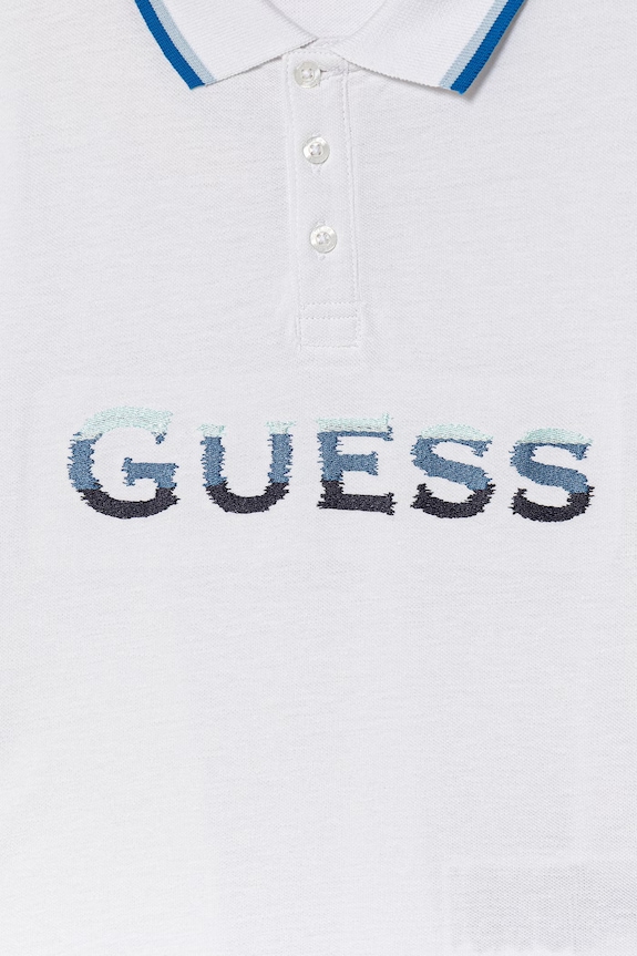 Chłopiec Guess polo bawełniane dziecięce L6GP00.KADZ4.PPY2.M biały