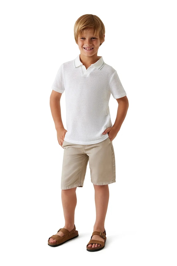 Guess polo dziecięce pozostałe biały L6GP08.KG520.PPY2.M