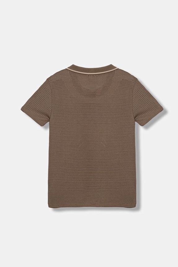 Guess tricou polo copii L6GP08.KG520.PPY2.M maro SS26