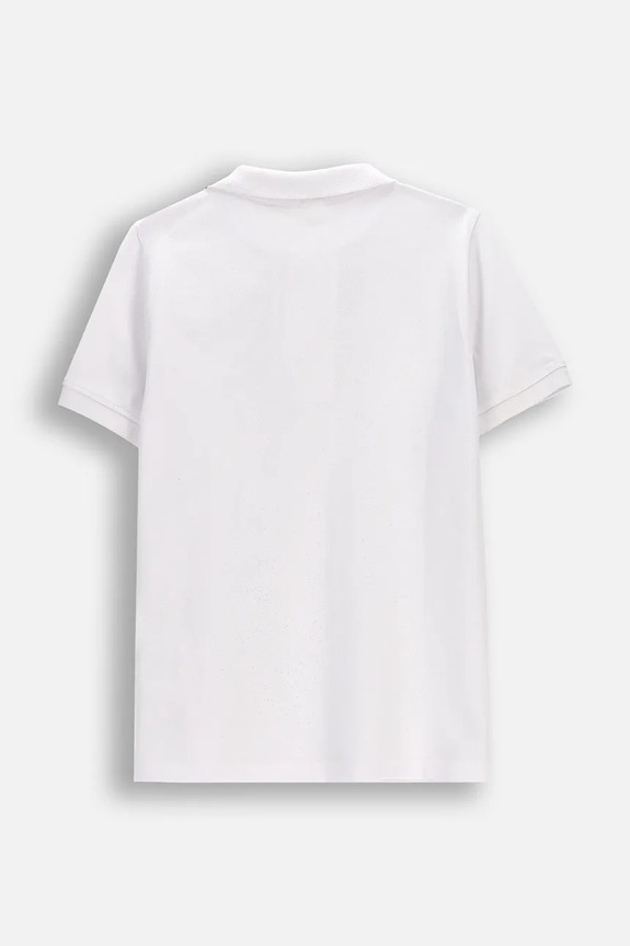 Dětská bavlněná polokošile Coccodrillo WC6143601EJB bílá SS26