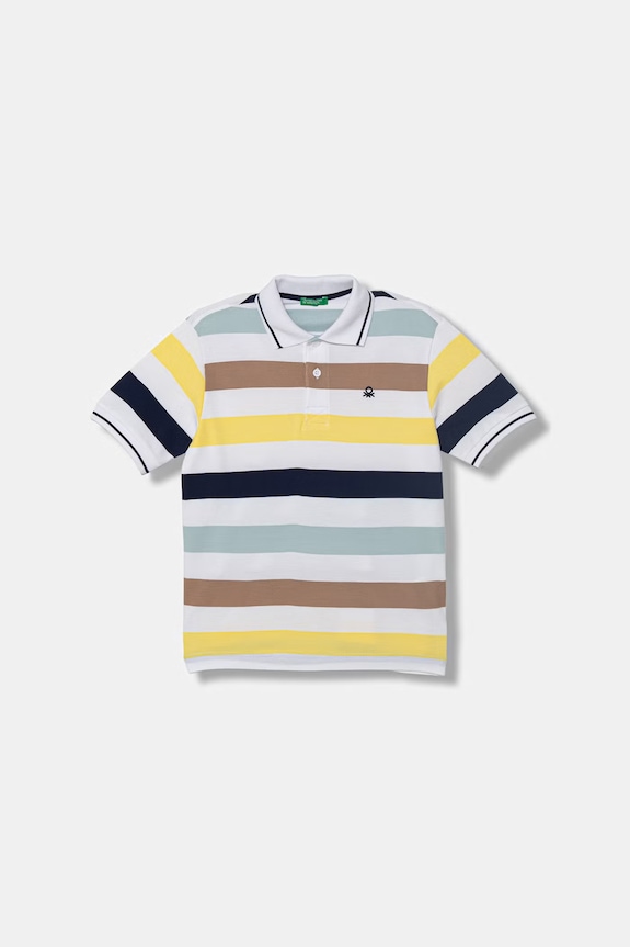 United Colors of Benetton поло дитяче бавовняне барвистий 37JJC3023.G.Stagionale