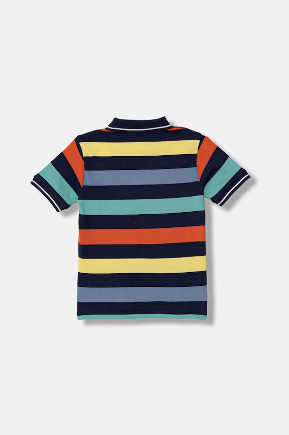 United Colors of Benetton polo dziecięce bawełniane 37JJG3012.P.Stagionale multicolor SS26