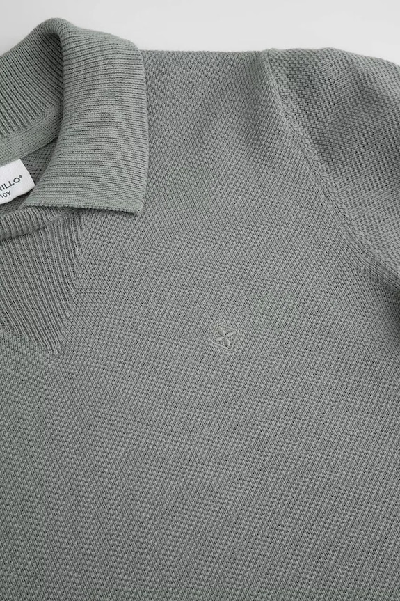 Coccodrillo polo za djecu od pamuka zelena WC6172101EJB