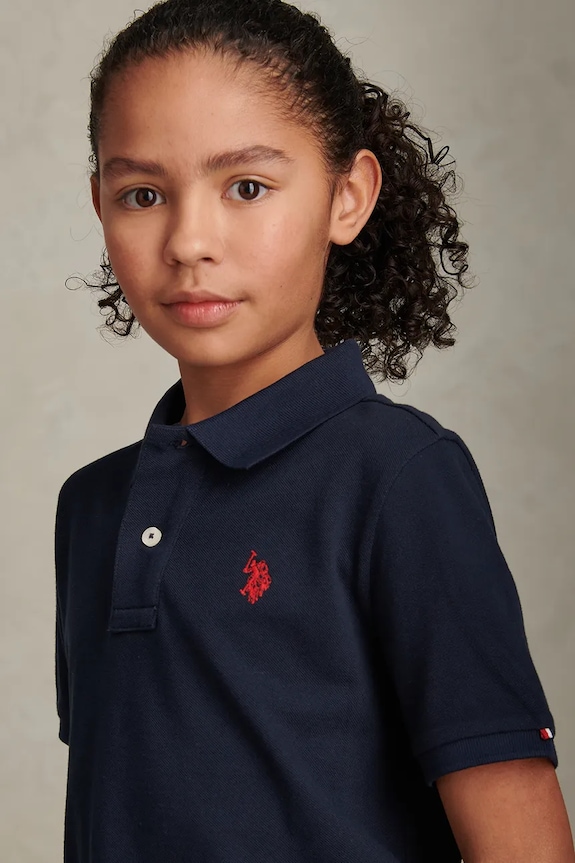 U.S. Polo Assn. πόλο ανδρικό βαμβακερό σκούρο μπλε USP3312