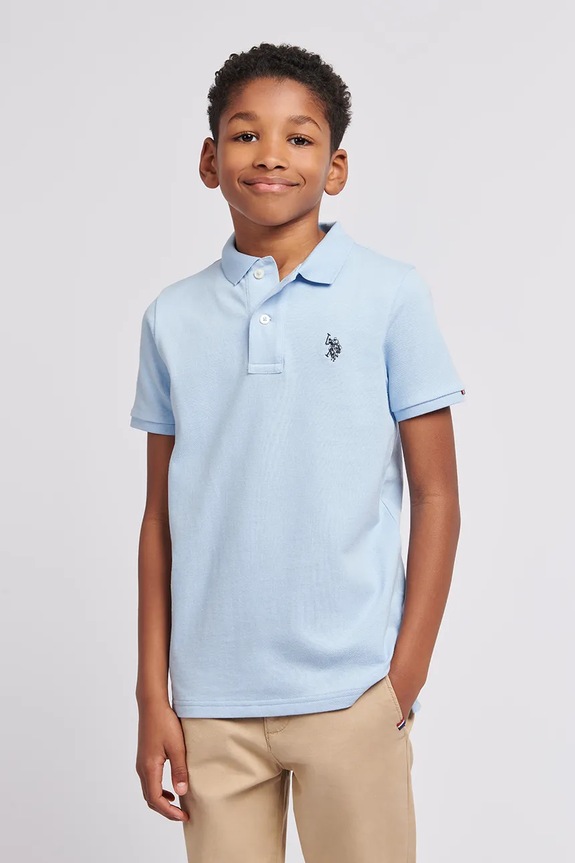 U.S. Polo Assn. πόλο παιδικό βαμβακερό μπλε USP2369