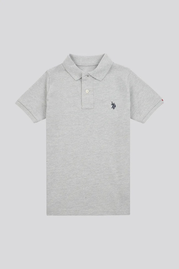 U.S. Polo Assn. πόλο παιδικό βαμβακερό USP2369 γκρί SS26
