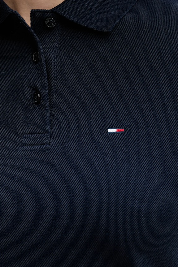 Tommy Jeans tricou polo DW0DW21931 bleumarin
