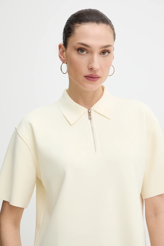 Polo tričko Calvin Klein béžová LV044E241G