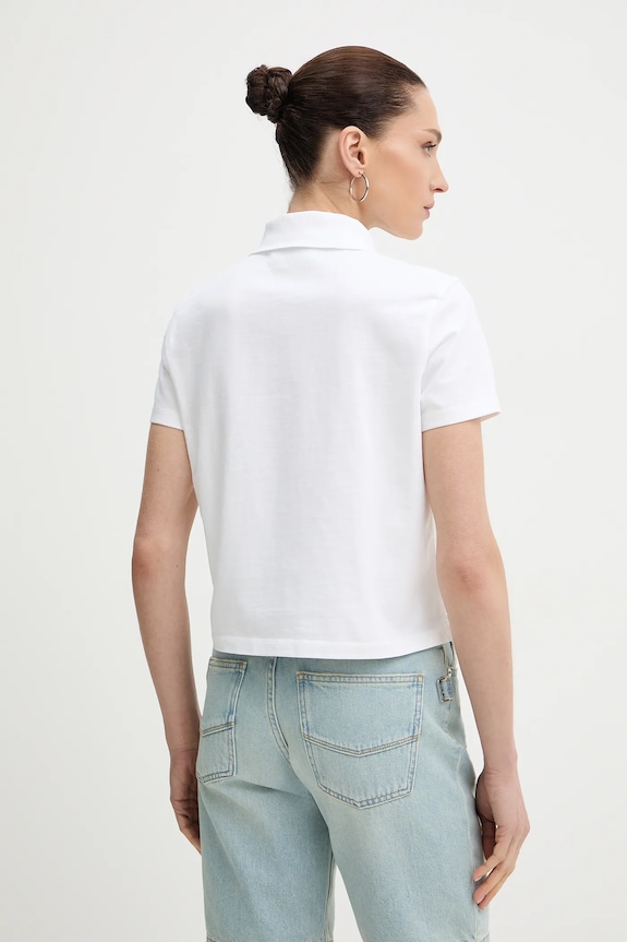 Oblečenie Bavlnené polo tričko ZADIG&VOLTAIRE JWTS02792 biela