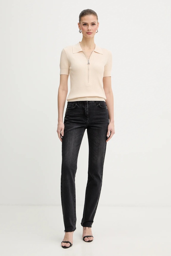 Patrizia Pepe polo 8K0388.K300 beżowy SS26