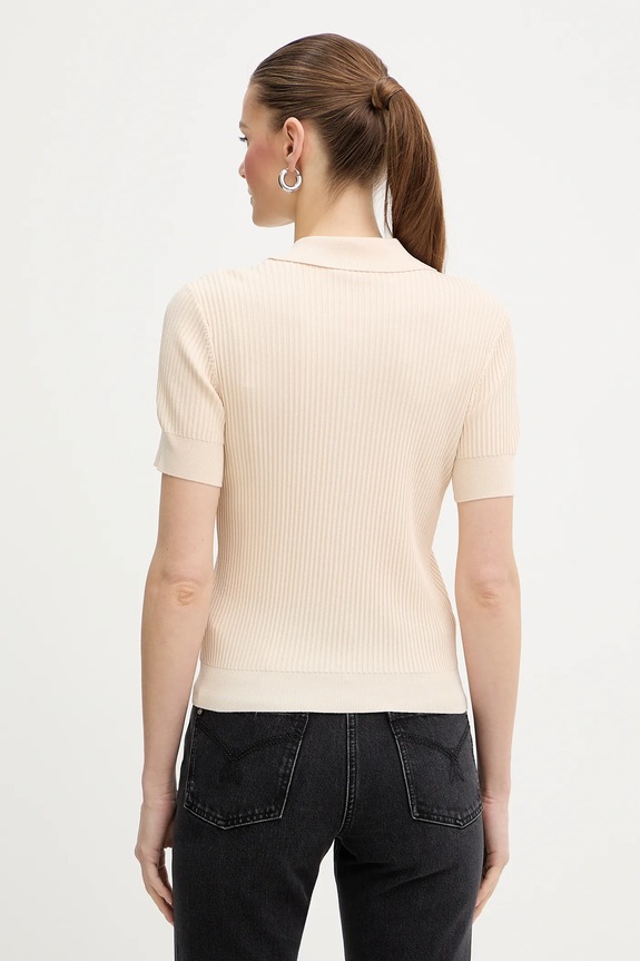 Odzież Patrizia Pepe polo 8K0388.K300 beżowy