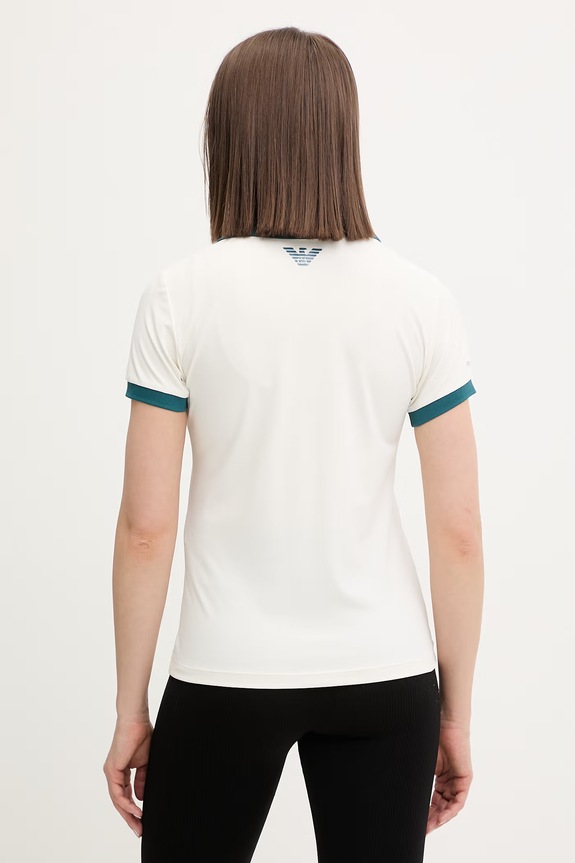 Îmbrăcăminte EA7 Emporio Armani tricou de antrenament AF12117.7W000891 bej