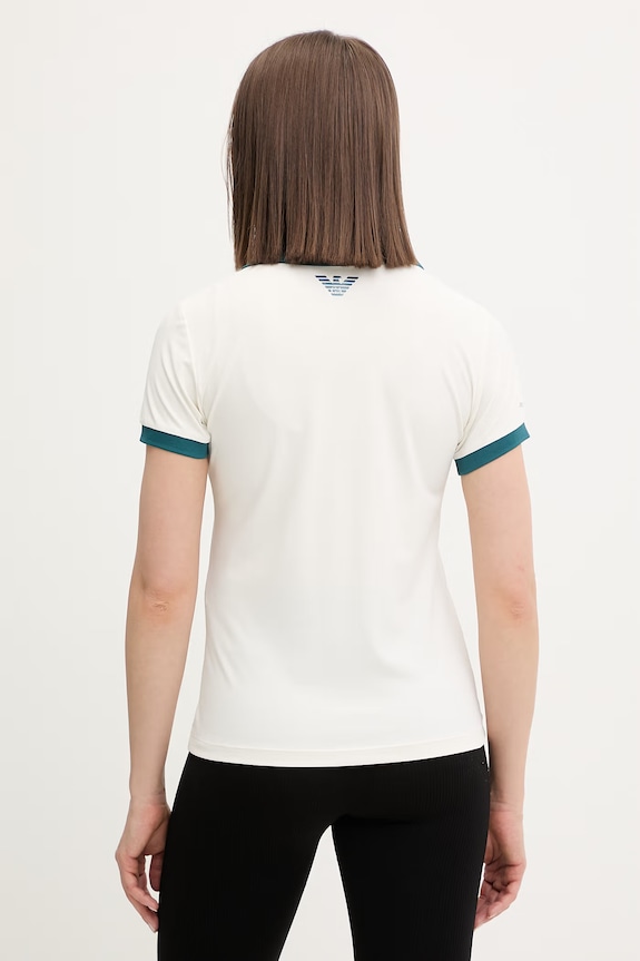 Îmbrăcăminte EA7 Emporio Armani tricou de antrenament AF12117.7W000891 bej