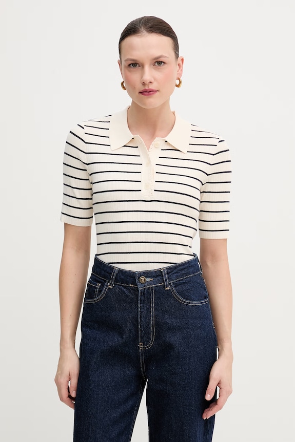 Mos Mosh tricou polo Caliz curele bleumarin 176710