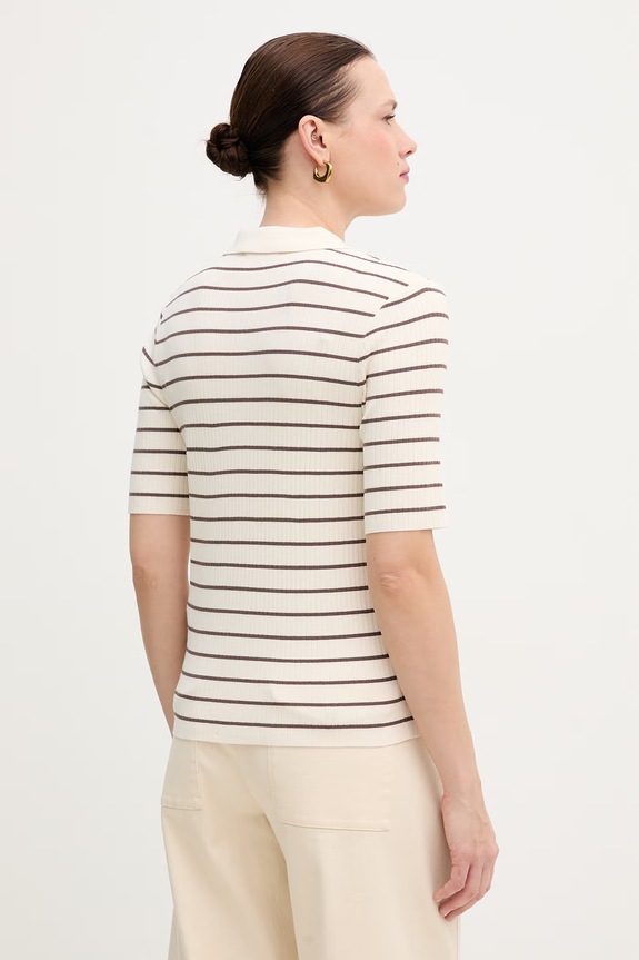 Îmbrăcăminte Mos Mosh tricou polo Caliz 176710 maro