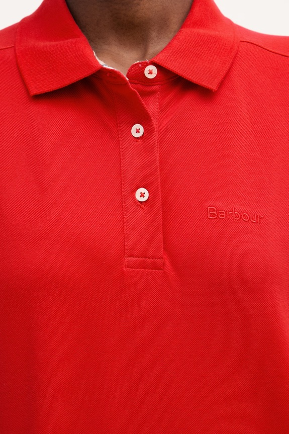 Barbour polo pentru bărbați, din bumbac cu elastan Bowford LML0886 rosu