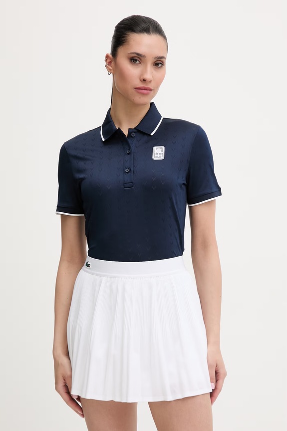 Lacoste polo damskie granatowy PF0232