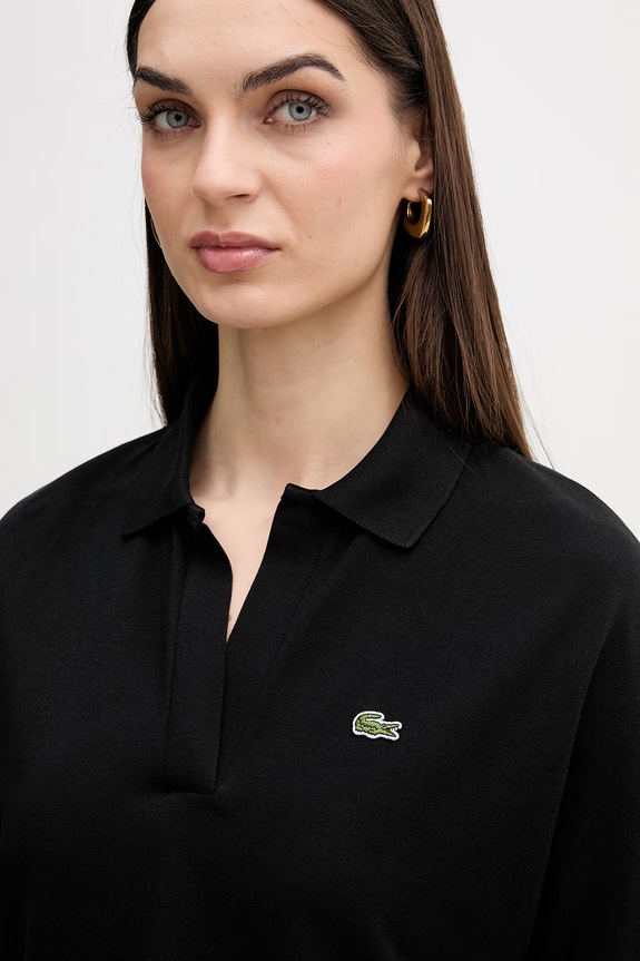 Lacoste polo czarny PF1123