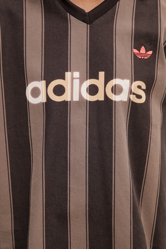 adidas Originals polo shirt cotton women's brown KD5450