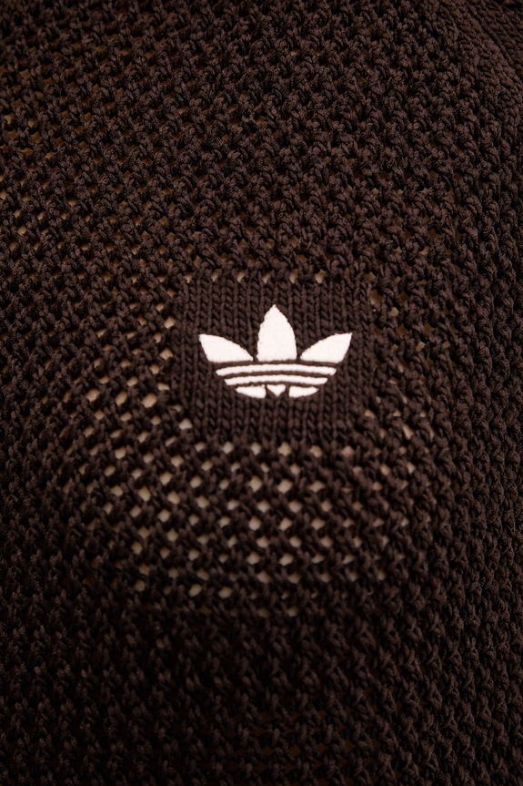 adidas Originals Πλεκτό μπλουζάκι πόλο γυναικείο KE0198 καφέ