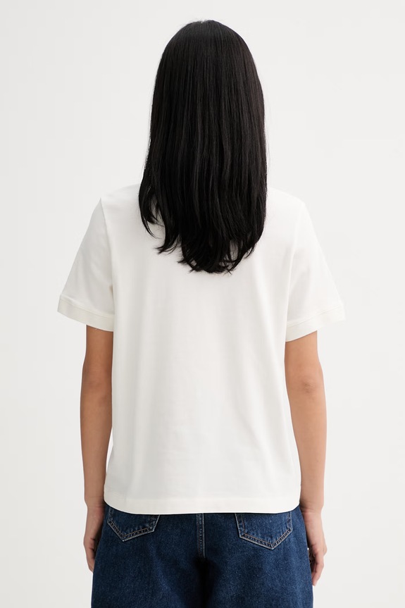 Odzież Marc O'Polo polo damskie bawełniane z elastanem 5000013269 beżowy