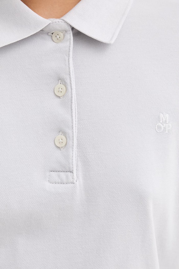 Marc O'Polo polo damskie bawełniane z elastanem 5000013269 szary