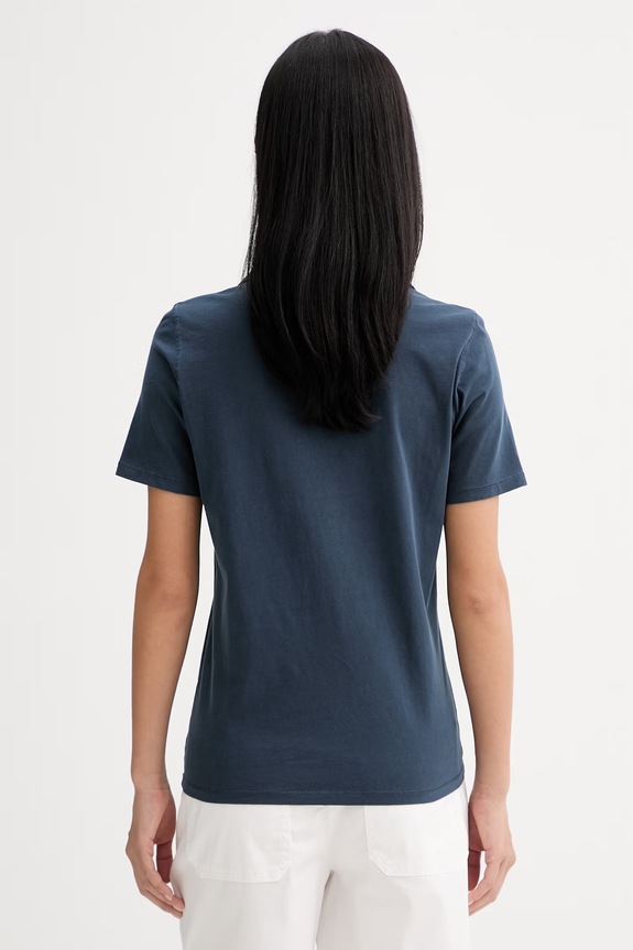 Odzież Marc O'Polo polo damskie bawełniane 5000013270 granatowy