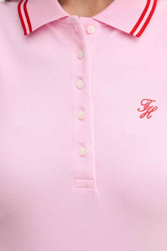Tommy Hilfiger top dámsky SUMMER WW0WW49561 ružová