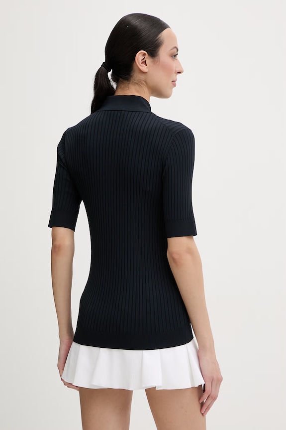 Abbigliamento Fusalp polo da donna con viscosa vera F1114 blu navy