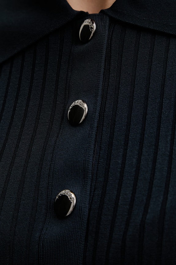 Fusalp polo da donna con viscosa vera F1114 blu navy