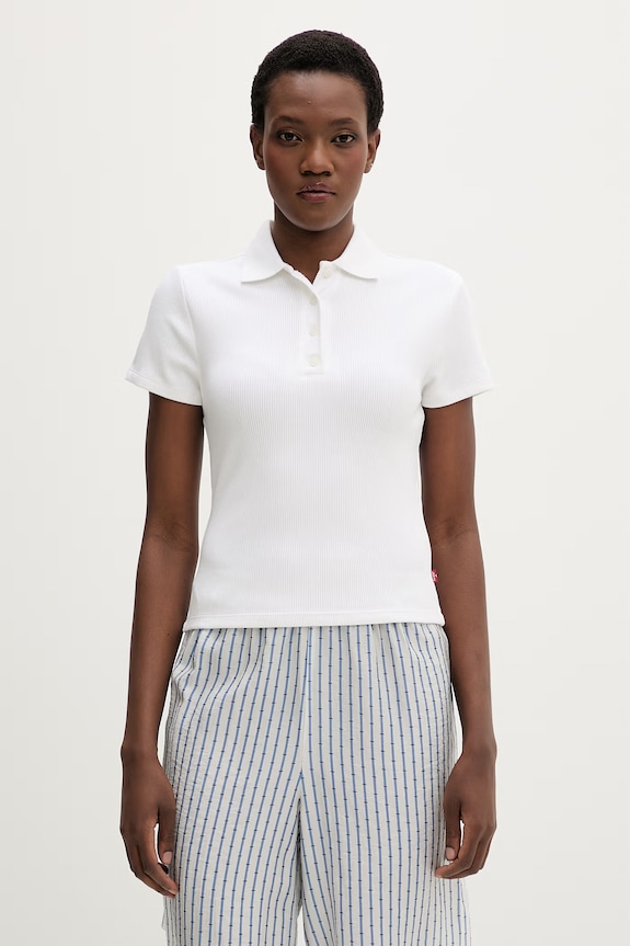 Levi's polo da donna RORY SS beige 005JQ.0005
