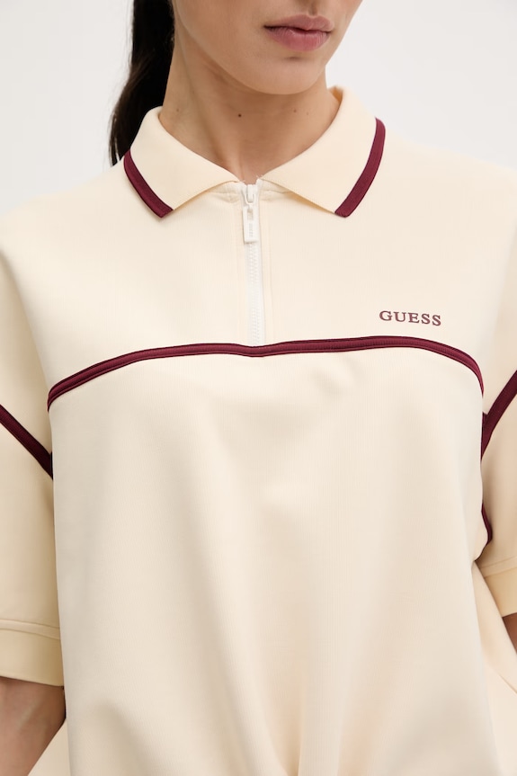 Guess тениска с яка дамска JASMINE V6GP01.K2945 бежов