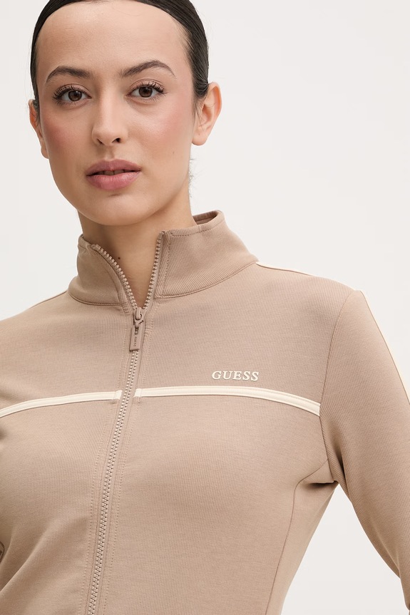 Guess тениска с яка дамска JASMINE черен V6GP01.K2945