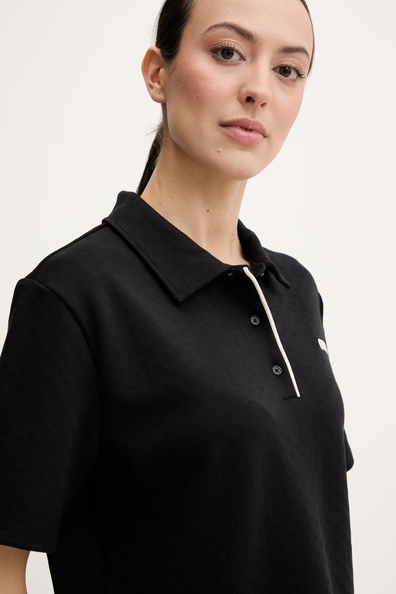Guess tricou polo CLARA negru V6GP12.K3044