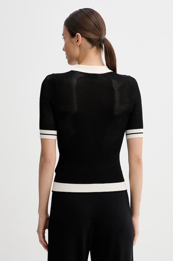 Oblečenie Guess polo tričko dámske GABRY V6GR04.Z0725 čierna