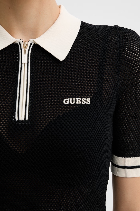 Guess polo tričko dámske GABRY V6GR04.Z0725 čierna