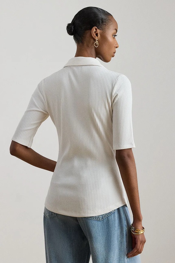 Lauren Ralph Lauren polo pentru femei 200P10120 alb SS26