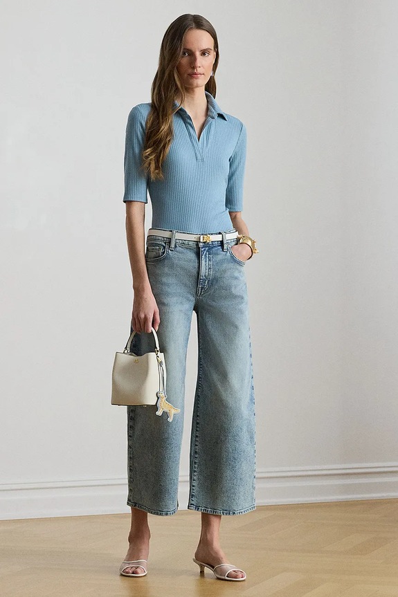 Îmbrăcăminte Lauren Ralph Lauren polo pentru femei 200P10120 albastru
