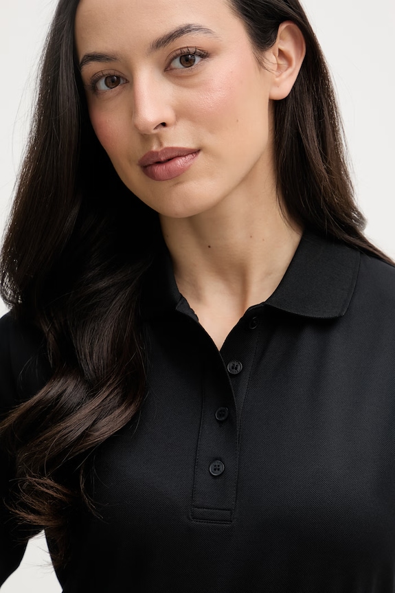 Joop! polo pentru femei, din bumbac negru 30100660