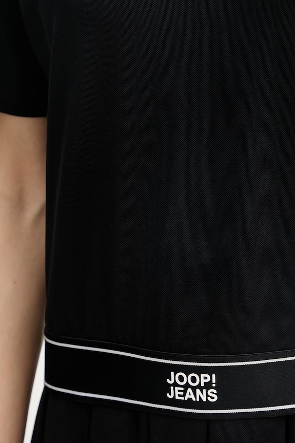 Joop! polo pentru femei, din bumbac 30100660 negru