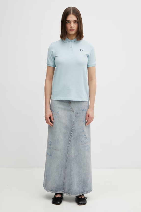 Fred Perry polo de bumbac G6000 albastru