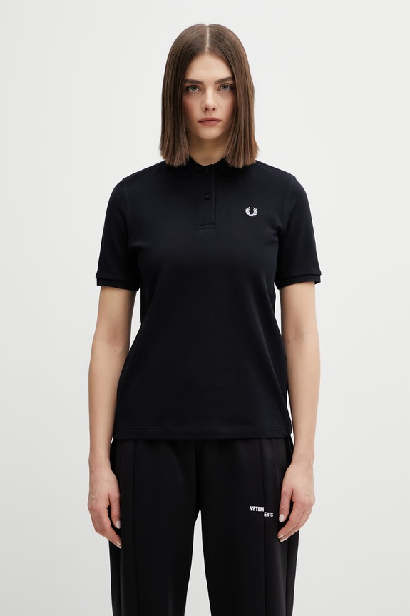 Fred Perry polo bawełniane regular granatowy G6000