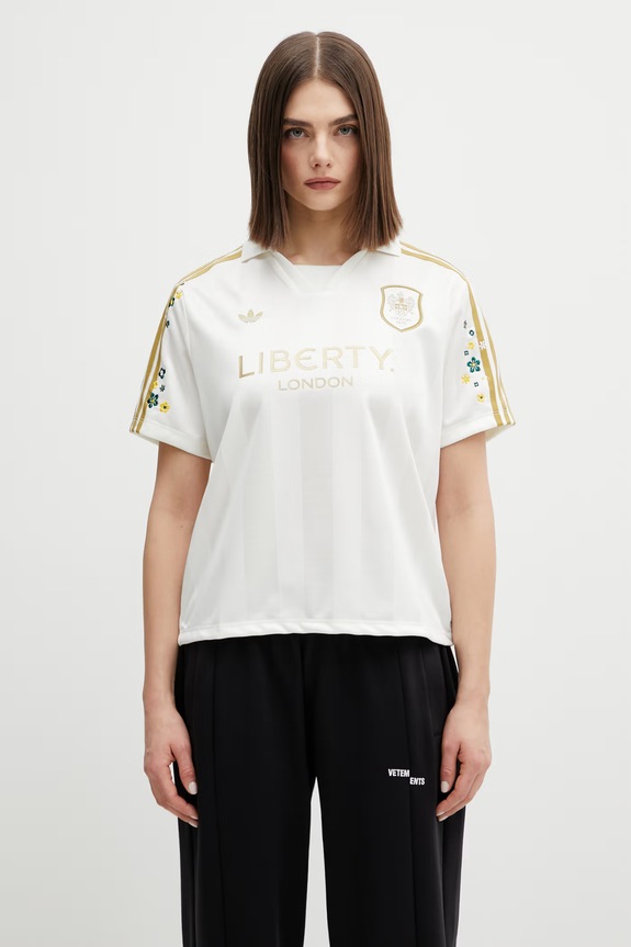 Поло adidas Originals regular бежевый KF3309