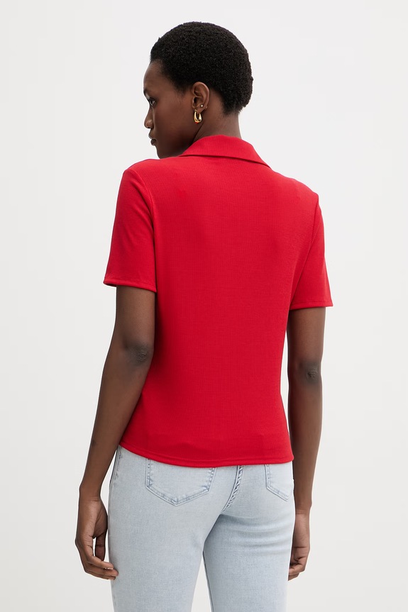 Abbigliamento Morgan Polo da donna DROSSO rosso