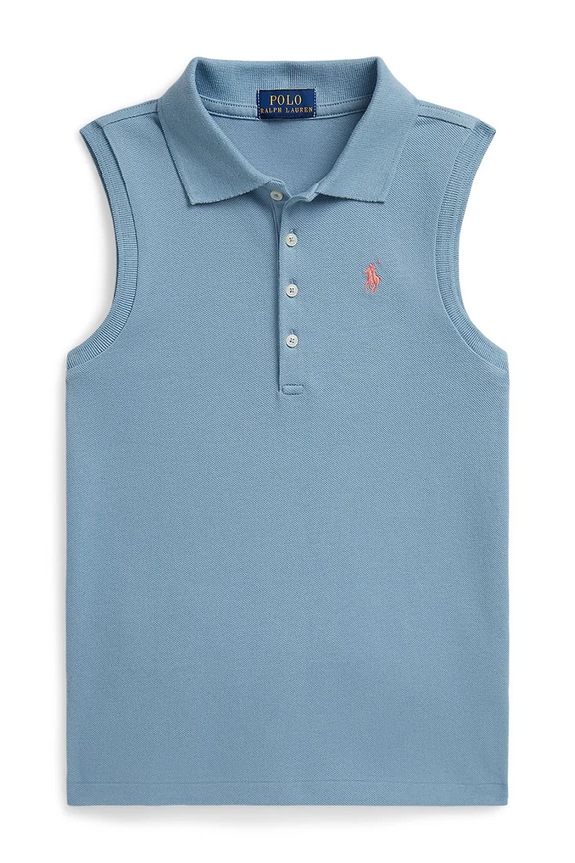 Polo Ralph Lauren polo tričko detské bavlnené modrá 313965074001