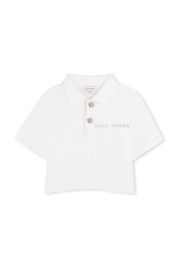 Marc Jacobs polo dziecięce bawełniane biały W60739.156